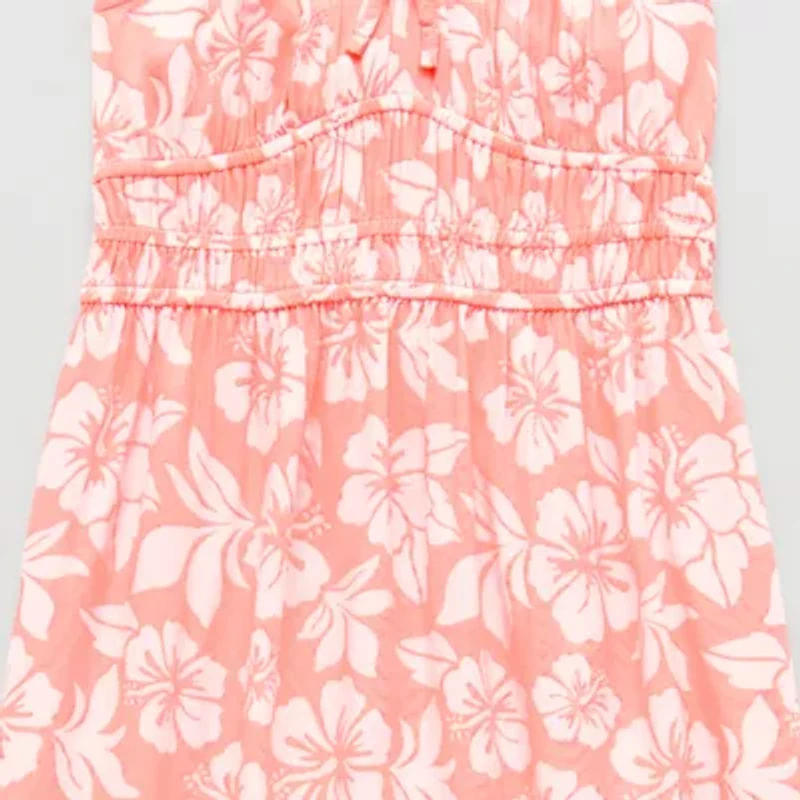Thereabouts Little & Big Kid Girls Sleeveless Spaghetti Straps A-Line Dress