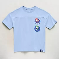 Little & Big Kid Boys Crew Neck Short Sleeve Oversized Luigi Super Mario Graphic T-Shirt