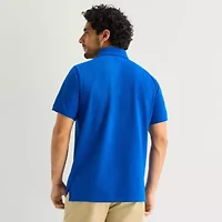 St. John's Bay Premium Stretch Mens Classic Fit Short Sleeve Polo Shirt