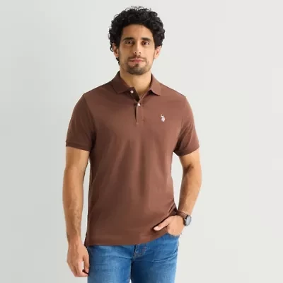 U.S. Polo Assn. Interlock Mens Classic Fit Short Sleeve Shirt