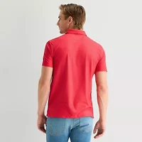 U.S. Polo Assn. Performance Stripe Mens Classic Fit Short Sleeve Shirt