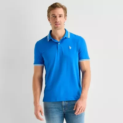 U.S. Polo Assn. Performance Interlock Mens Classic Fit Short Sleeve Shirt