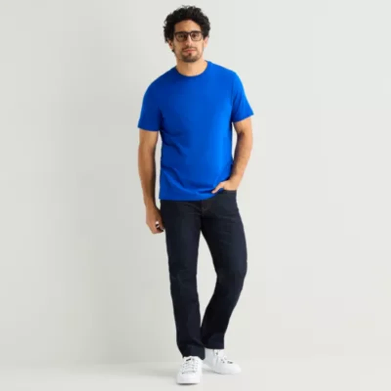 St. John's Bay Super Soft Mens Crew Neck Short Sleeve T-Shirt