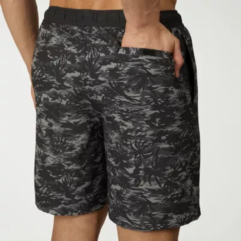 Free Country Mens Quick Dry Camouflage Swim Shorts