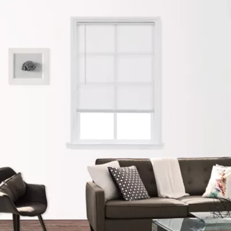 1" Cut-to-Width Light-Filtering Cordless Mini Blind