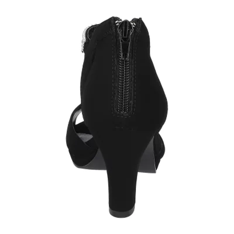 Easy Street Womens Flash Heeled Sandals