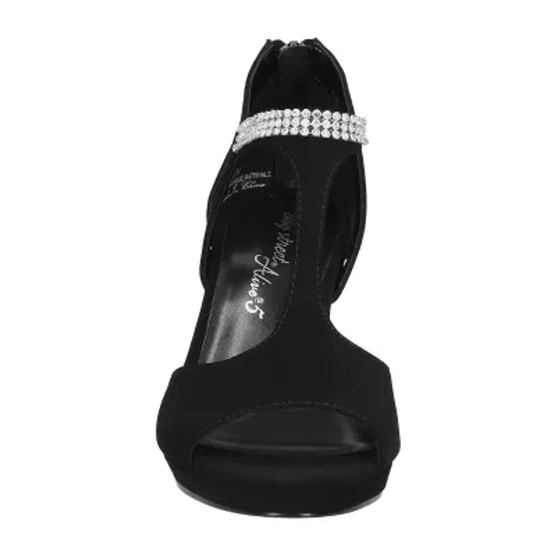 Easy Street Womens Flash Heeled Sandals