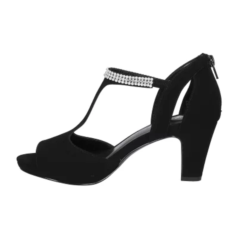 Easy Street Womens Flash Heeled Sandals