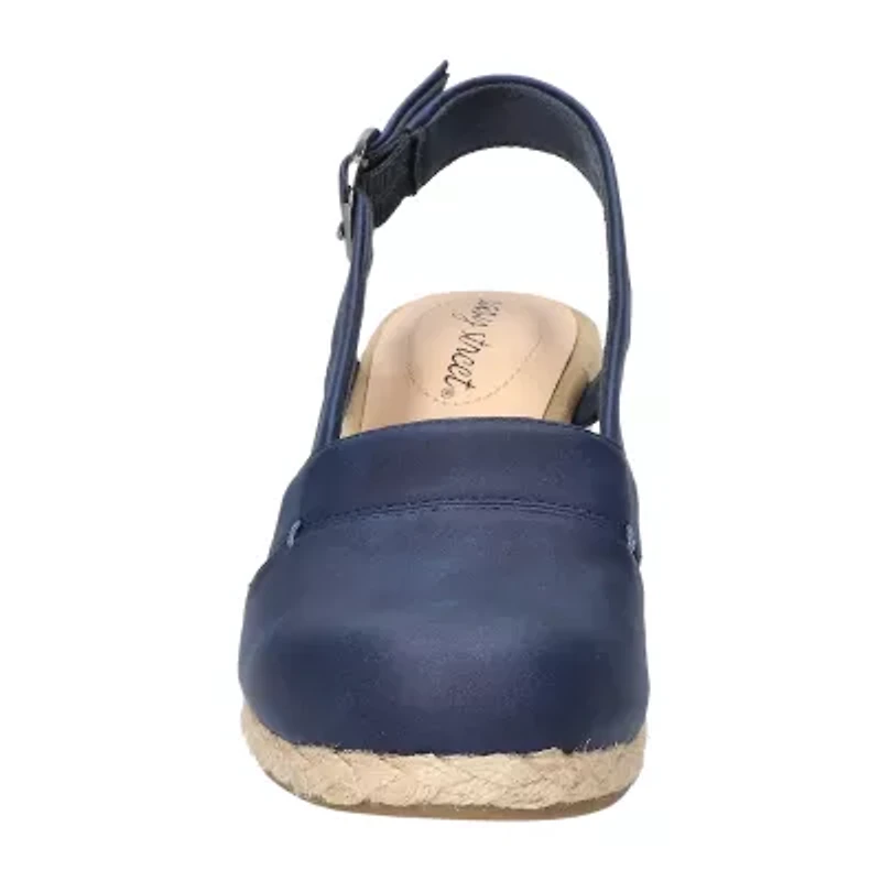 Easy Street Womens Stargaze Wedge Sandals