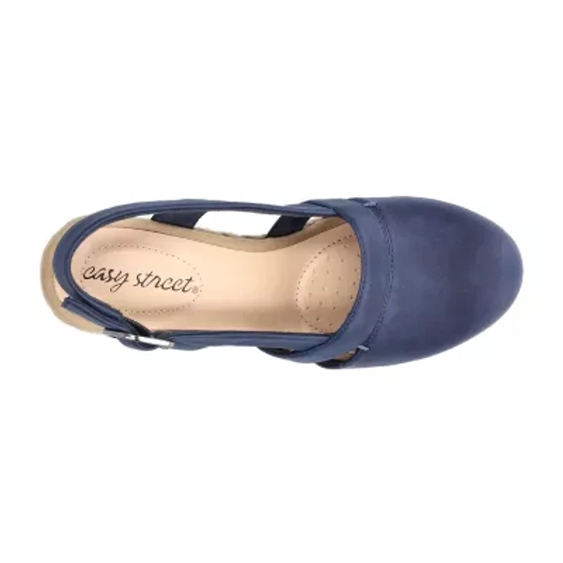 Easy Street Womens Stargaze Wedge Sandals