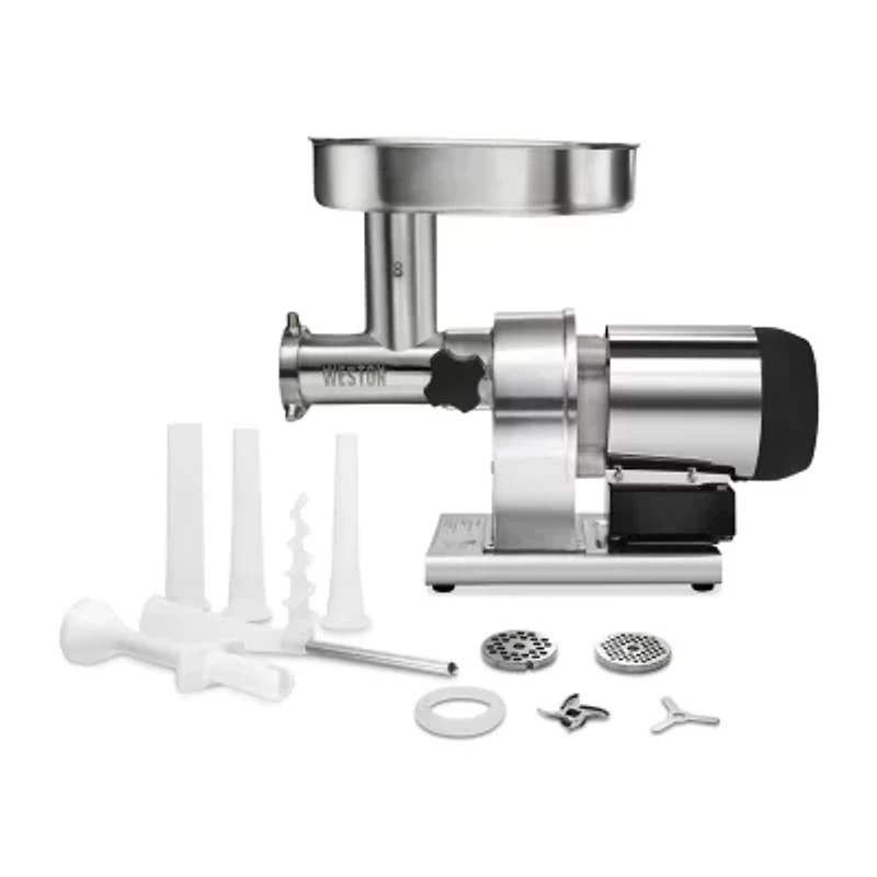 Weston Butcher Series #8 Meat Grinder And Sausage Stuffer