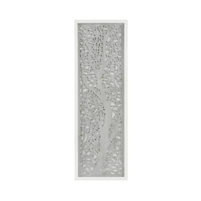 Madison Park Laurel Branches Laser Cut Tree Wood Wall Art
