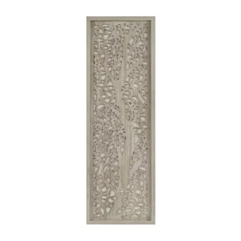 Madison Park Laurel Branches Laser Cut Tree Wood Wall Art