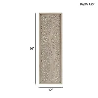 Madison Park Laurel Branches Laser Cut Tree Wood Wall Art