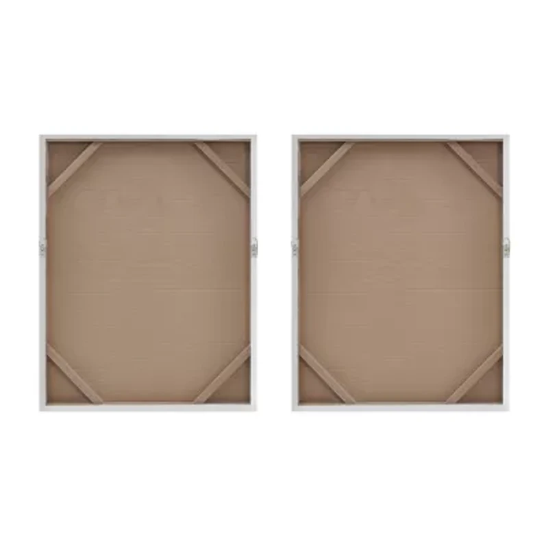 Madison Park Glimmer Heavily Embellished 2pc Set Canvas Art