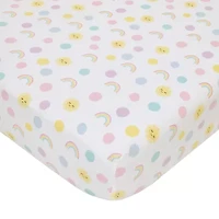 Nojo Sunshine And Rainbow Crib Sheet