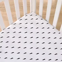 Nojo Lightning Bolt Mini Crib Sheet