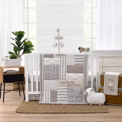 Nojo Lamb 4-pc. Crib Bedding Set