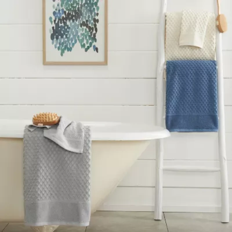 Linery Diamond 4-pc. Quick Dry Bath Towel