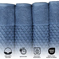 Linery Diamond 4-pc. Quick Dry Bath Towel