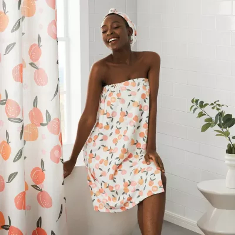 Forever 21 Peach Bath Wrap
