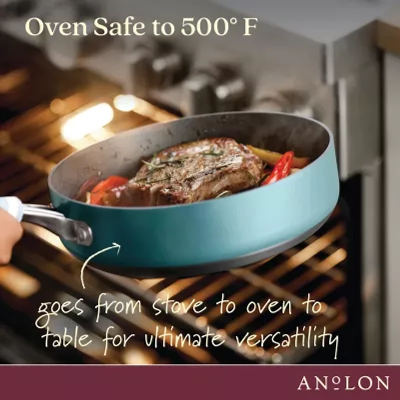 Anolon Achieve Hard Anodized 3-qt. Saute Pan with Lid