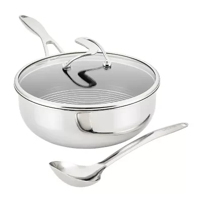 Circulon Steelshield Stainless Steel 3.5-qt. Chef Pan with Lid