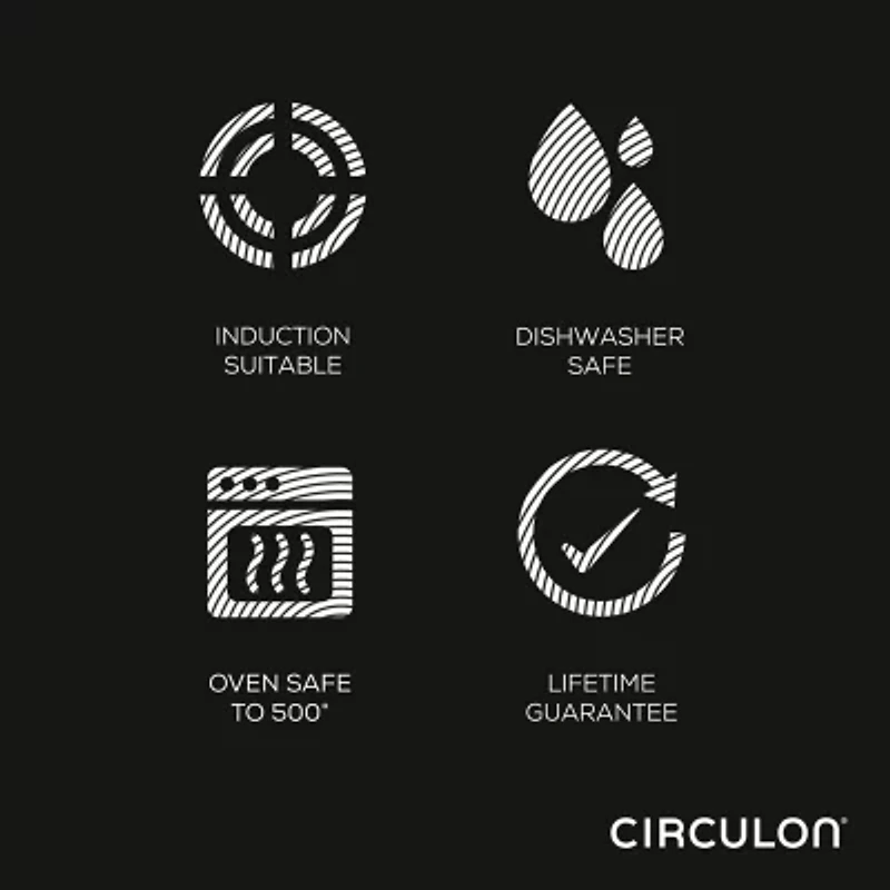 Circulon Steelshield Stainless Steel 12.5" Skillet