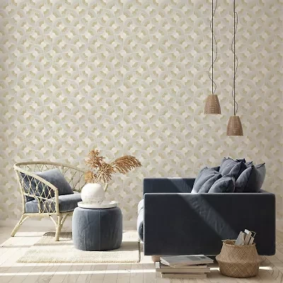 Tempaper Grasscloth Fan Peel & Stick Wallpaper