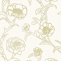 Tempaper Peonies Peel & Stick Wallpaper
