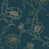Tempaper Peonies Peel & Stick Wallpaper