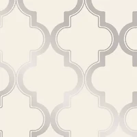 Tempaper Marrakesh Grey Peel & Stick Wallpaper