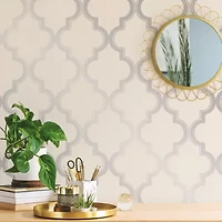 Tempaper Marrakesh Grey Peel & Stick Wallpaper