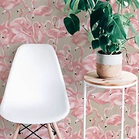 Tempaper Flamingo Peel & Stick Wallpaper