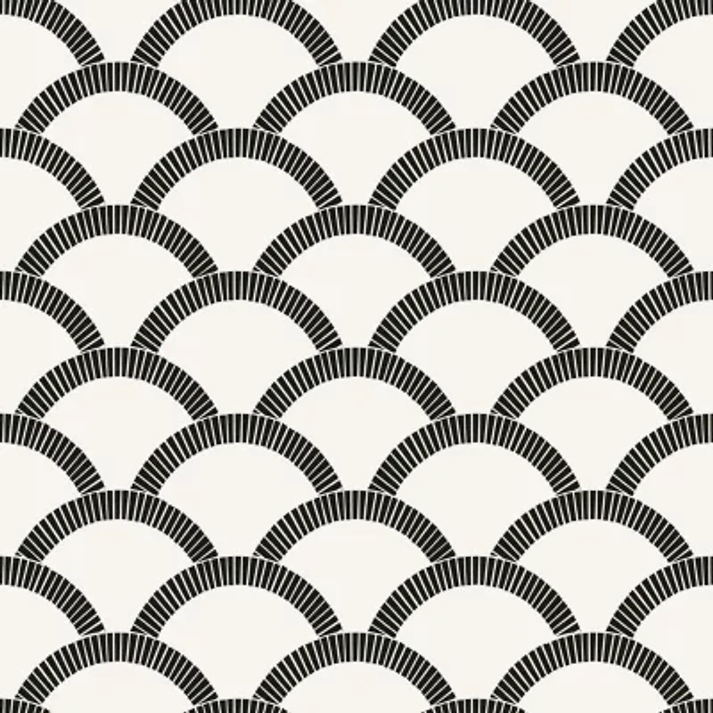 Tempaper Mosaic Scallop Peel & Stick Wallpaper
