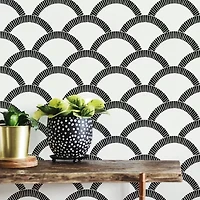 Tempaper Mosaic Scallop Peel & Stick Wallpaper