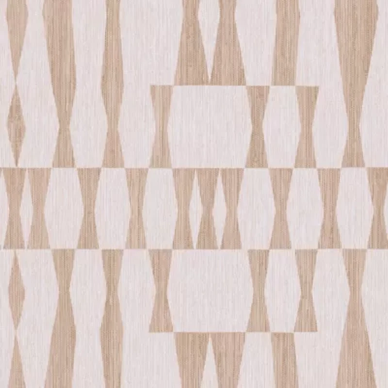 Tempaper Grass Geo Jute Peel & Stick Wallpaper