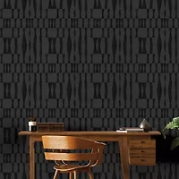 Tempaper Grass Geo Jute Peel & Stick Wallpaper