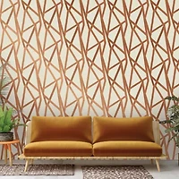 Tempaper Intersections Bronze Peel & Stick Wallpaper