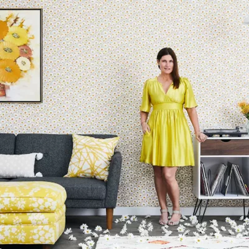 Tempaper Daisies Peel & Stick Wallpaper