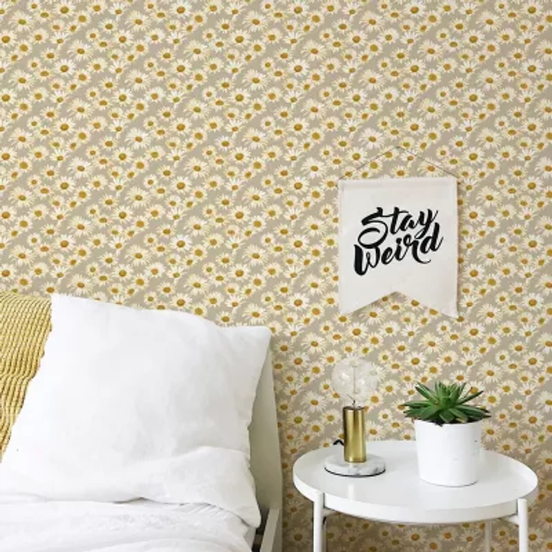 Tempaper Daisies Peel & Stick Wallpaper