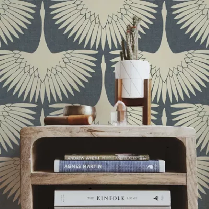 Tempaper Feather Flock Peel & Stick Wallpaper