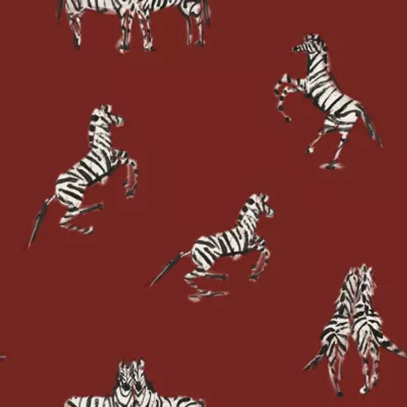 Tempaper Zebras Peel & Stick Wallpaper