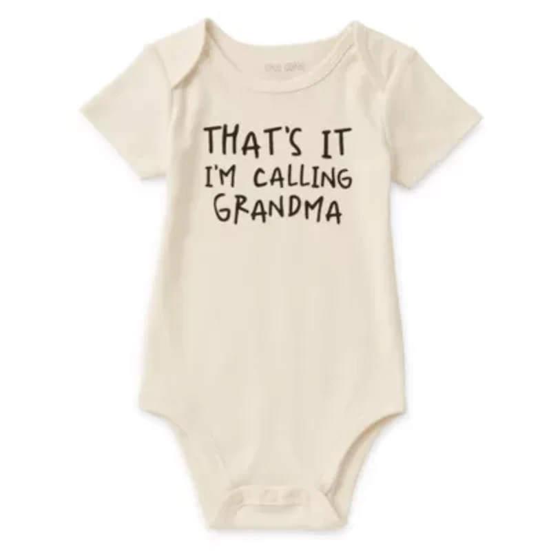 Okie Dokie Baby Unisex Crew Neck Short Sleeve Rib Bodysuit