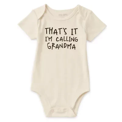 Okie Dokie Baby Unisex Crew Neck Short Sleeve Rib Bodysuit