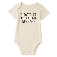 Okie Dokie Baby Unisex Crew Neck Short Sleeve Rib Bodysuit