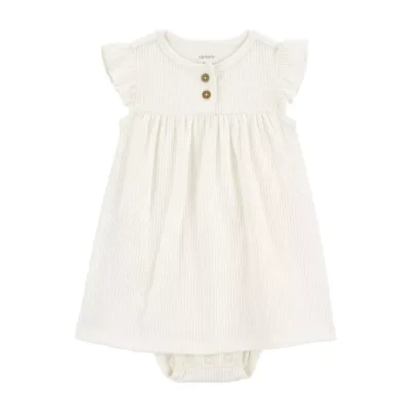 Carter's Baby Girls Rib Knit Dress Set