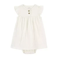Carter's Baby Girls Rib Knit Dress Set