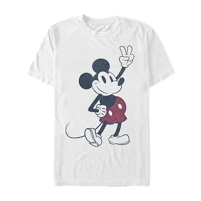 Mens Short Sleeve Mickey Mouse Graphic T-Shirt