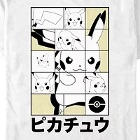 Mens Short Sleeve Pokemon Graphic T-Shirt